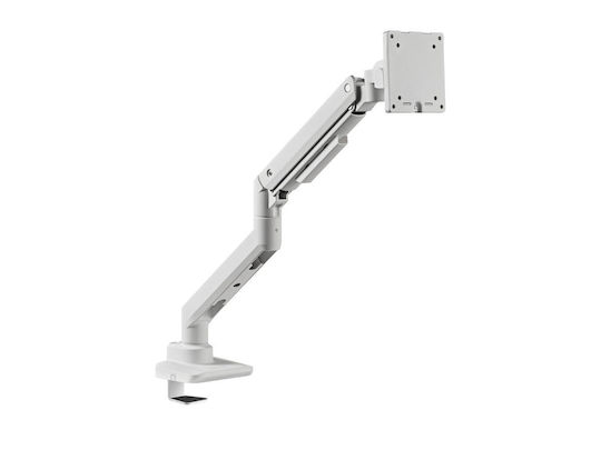 Equip TischHolder Stand Desk Mounted for 2 Monitors up to 49" with Arm White