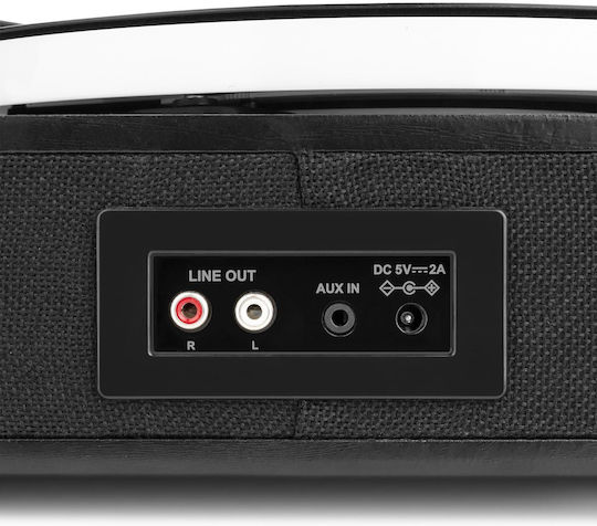 Fenton RP162LED 102.123 Πικάπ με Προενίσχυση και Ενσωματωμένα Ηχεία Μαύρο