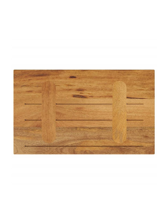 vidaXL Rectangular Table Surface Made of Solid Mango Wood 60x20x3.8cm 371617