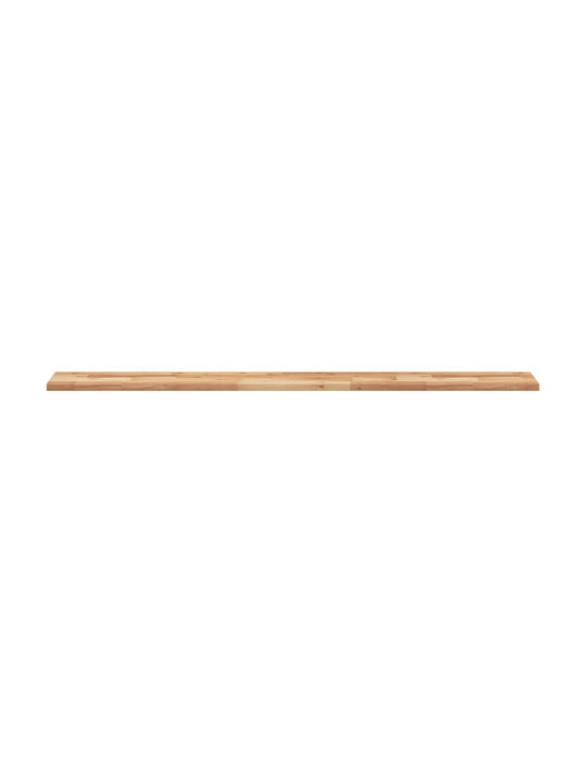 vidaXL Rectangular Bookcase Shelf Made of Solid Acacia Wood 120x20x2cm 4008802
