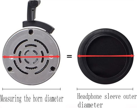 Headphone Pillow 80mm Ανταλλακτικά Earpads για Ακουστικά