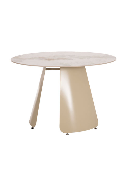 Dining Set Sedar with 4 Chairs 120x120cm