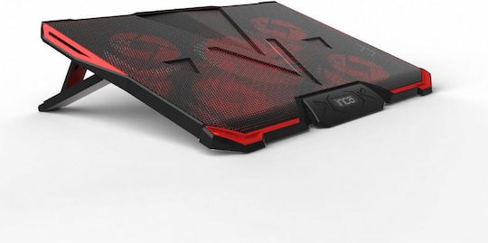 Inca INC-611GMS Cooling Pad για Laptop έως 17" με 5 Ανεμιστήρες και Φωτισμό