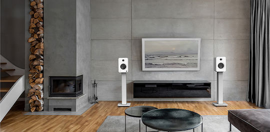 Kanto REN Ζεύγος Ηχείων Hi-Fi Βιβλιοθήκης 100W 2 Δρόμων Matte White