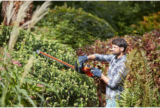 Black & Decker Electric Hedge Trimmer 500W with Blade 55cm BEHTS401