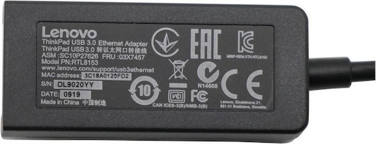 Lenovo 4X90S91830 Αντάπτορας Δικτύου USB με Ενσύρματη Σύνδεση Gigabit Ethernet