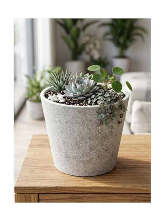 Harmony Skiathos Flower Pot White 40x40x35.5cm