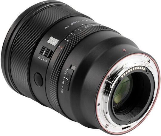 Viltrox Пълен кадър Фотообектив AF 85mm f/1.4 Pro Фиксиран за Никон З Монтаж Черен