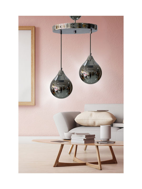 SteweHome Deckenleuchte Globe Pefko-Gelb 25x70 cm