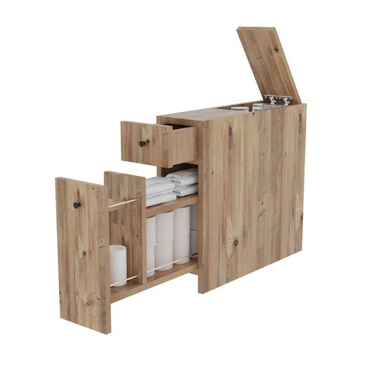 Fratelli Home Celana Ντουλάπι Μπάνιου 60x20x55cm Δρυς