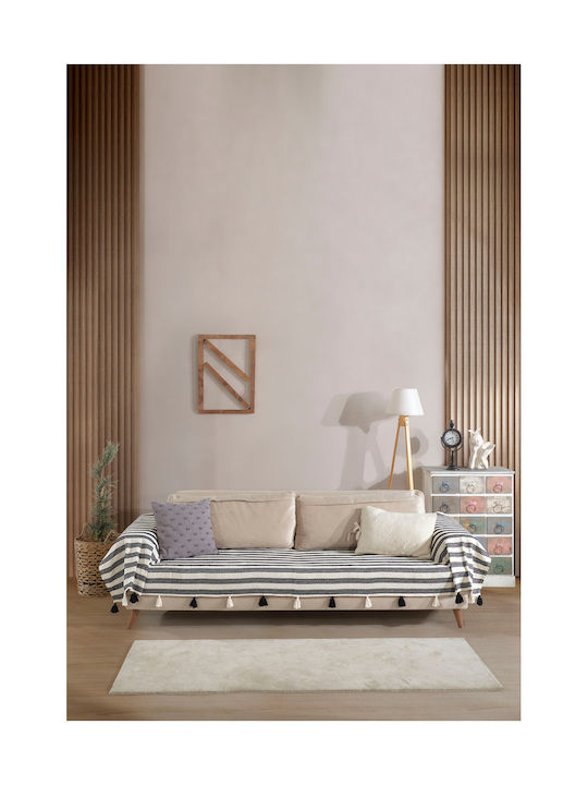 SteweHome Ριχτάρι Τριθέσιου Καναπέ 110x300εκ. Stewehome