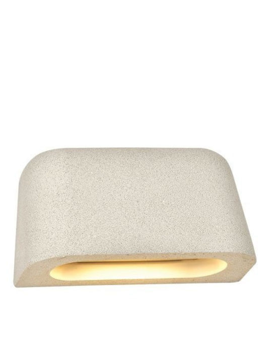 Viokef Krabi Επιτοίχιο Εξωτερικό Σποτ LED IP65 9W με Θερμό Λευκό Φως Διπλής Δέσμης 25x14x10εκ.