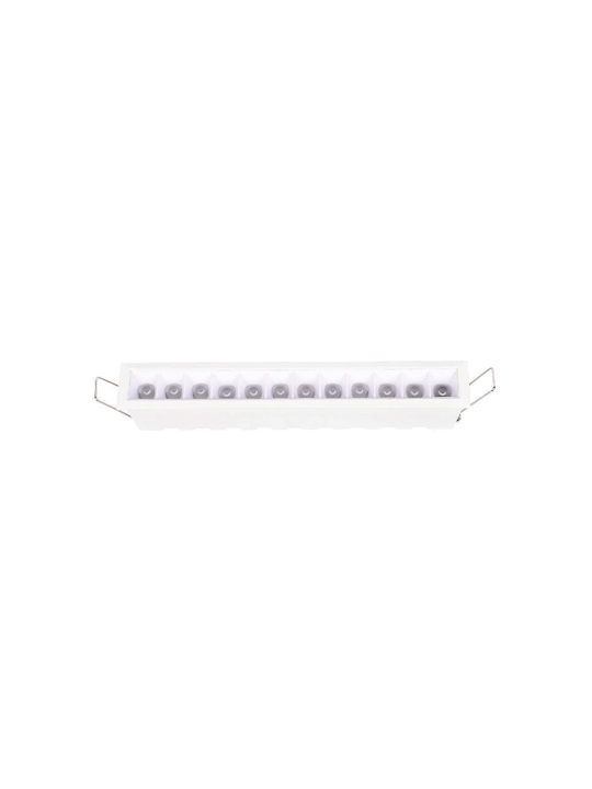 Inlight Μονό LED Σποτ σε Λευκό Χρώμα