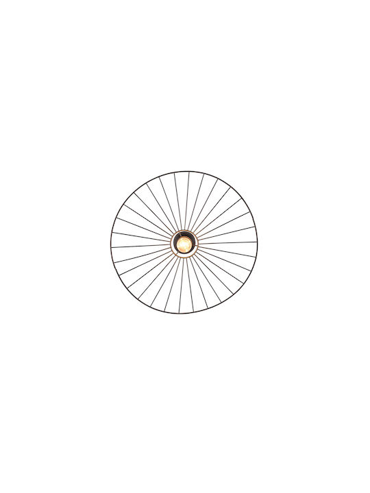Trio Lighting Μονό Σποτ με Ντουί E27 σε Μαύρο Χρώμα