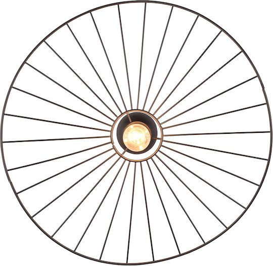 Trio Lighting Μονό Σποτ με Ντουί E27 σε Μαύρο Χρώμα