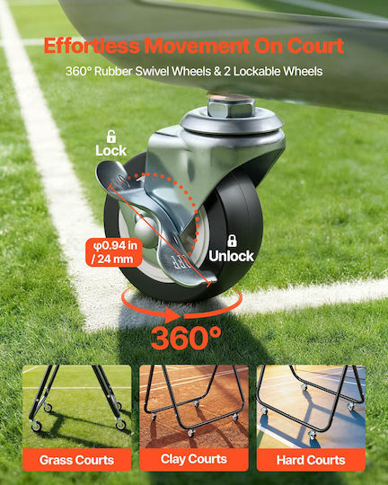 Vevor Tennis Ball Collector KZDWQSNTC175WDRLG001V0