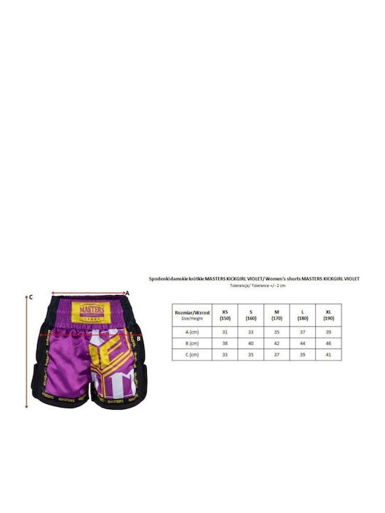 Sport Masters 040011-M MMA Shorts Purple