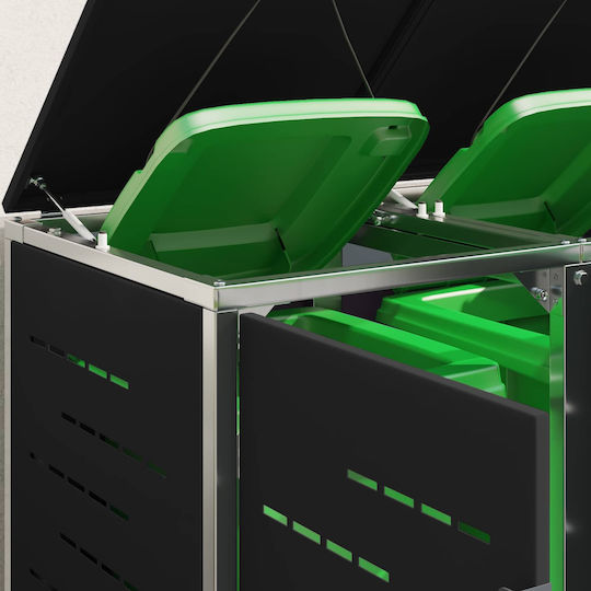 vidaXL Рамка за кошче за отпадъци