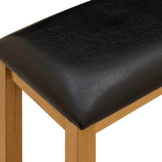 Πάγκος Τραπεζαρίας 95x32x45εκ. Μαύρη Πάγκος Τραπεζαρίας 95x32x45εκ. Μαύρη