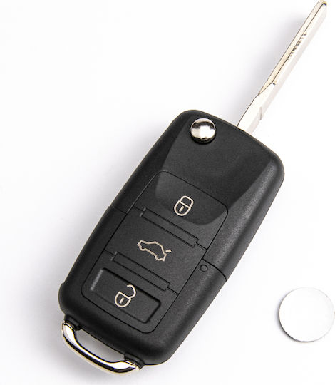 Телеремонт Ключ За Кола Електронен Vw Seat Skoda Id48 Hu66 1k0959753