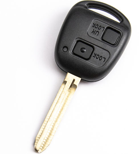 Дистанционно Ключ За Кола Toyota Avensis Camry Yaris Corolla 2 Бутона