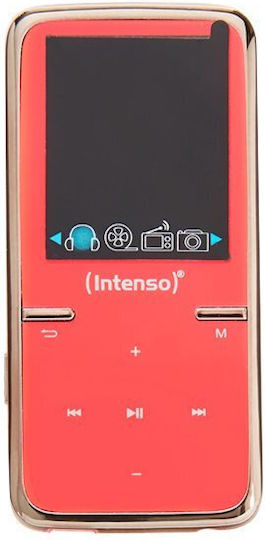 Intenso Scooter Bt MP3-Spieler (16GB) mit Bildschirm LCD 1.8" Rosa