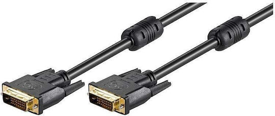 Goobay Kabel DVI-D-Stecker - DVI-D-Buchse 2m Schwarz (93110)