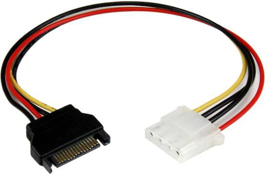 Power Sata Cable Vcom Ce359 Sata 15pin Molex 4pin 0.15m
