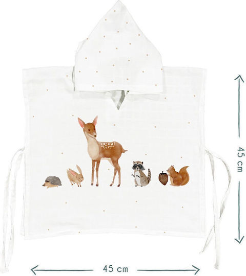 SteweHome Kinder Strandponcho Beiges