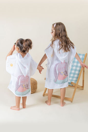 SteweHome Kinder Strandponcho Beiges
