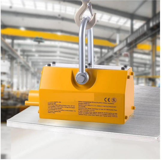 Magnetic Hoist 400 Kg Capacity Neodymium N42m Magnet Safety Factor 2