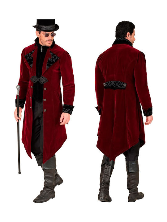 Adult Carnival Gothic Tailcoat Bordeaux