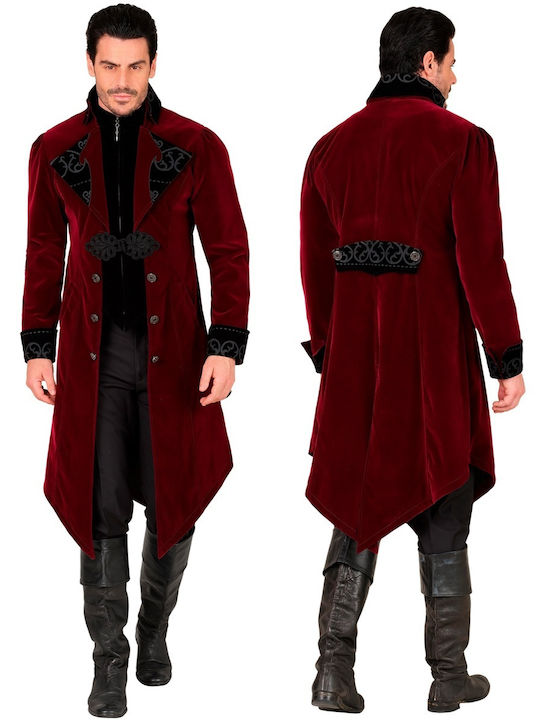 Adult Carnival Gothic Tailcoat Bordeaux