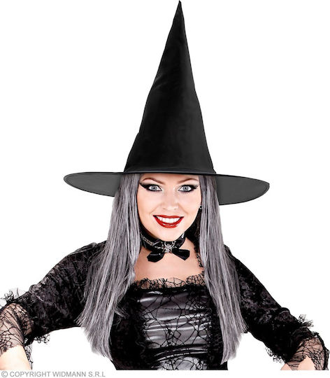 Carnival Hat Black Witch Hair