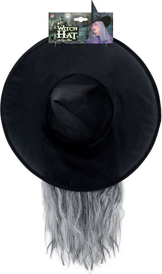 Carnival Hat Black Witch Hair