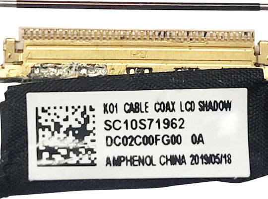 Screen Flex Cable for Laptop Lenovo Thinkpad X1 Carbon 7th Gen 20r1 20r2 20qd 20qe