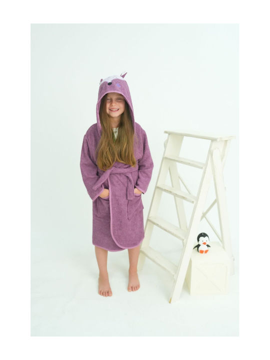 SteweHome Kids Bathrobe Cotton Hooded