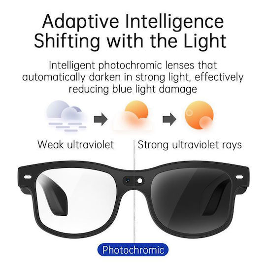 EDA008910801B Smart Glasses Black