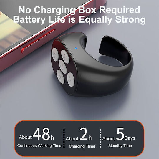 Selfie Controller Jx-05 Bluetooth Black