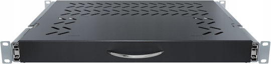 Verstellbarer Tastatur- und Mausständer Rsr-f2-19-1u-350b-km