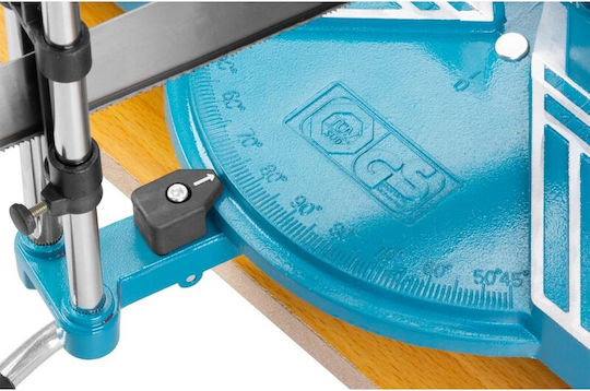 Manual Saw Angled Cuts 550 Mm Blade Wood Support Angle Adjustment