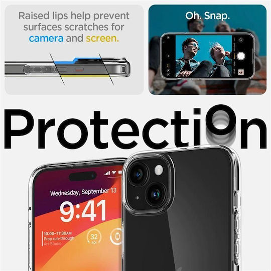 Spigen Crystal Back Cover Διάφανο (iPhone 15 Plus)