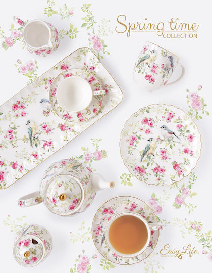 Easylife Serving Platter Made of Multicolour Porcelain 36x16cm