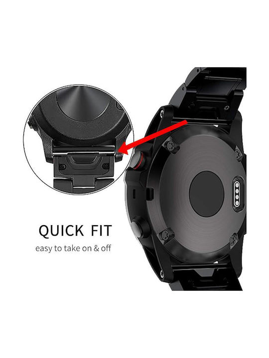 Tragbares Band Schwarz Garmin Instinct 2 Coros Vertix 2