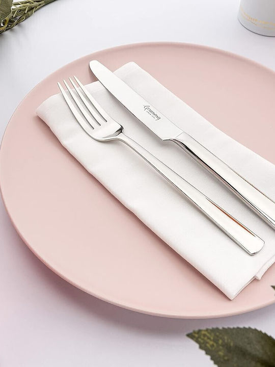 Grunwerg Set de Tacâmuri Inoxidabile Argintii 44 Bucăți