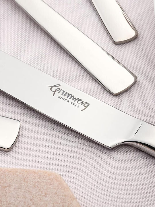 Grunwerg Set de Tacâmuri Inoxidabile Argintii 44 Bucăți