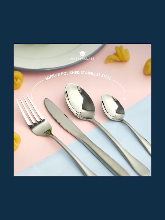 Kitchen Craft Cutlery Set Stainless Steel Silver 4 Pieces