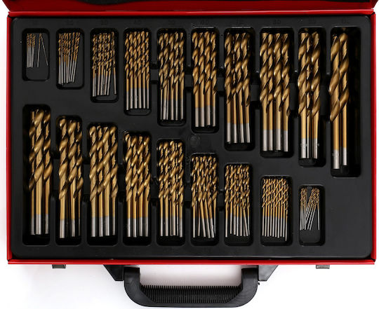 Set 170 Burghie HSS De Titan Pentru Metal