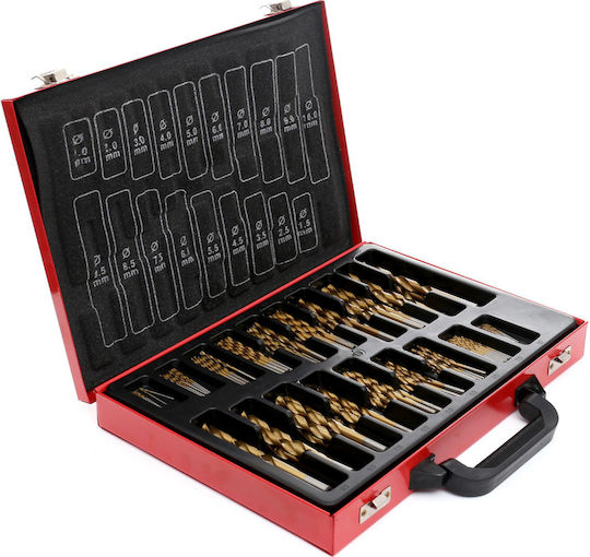 Set 170 Burghie HSS De Titan Pentru Metal