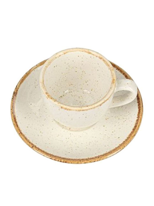 Porland Coffee Cup Made of Beige Porcelain 80ml